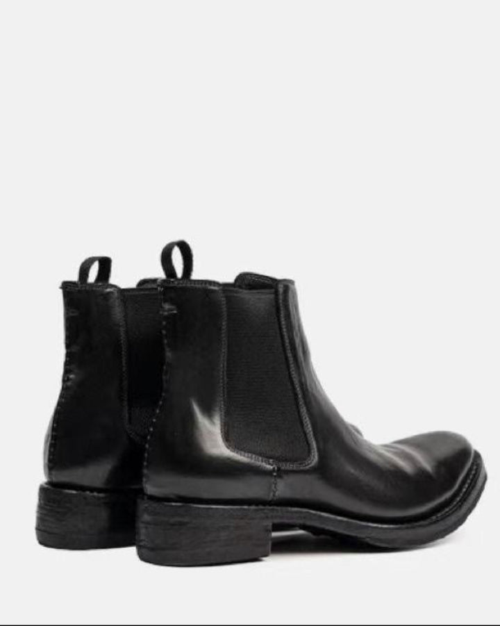 Vtg Washed Cowhide Chelsea Boots｜BM-SH-27