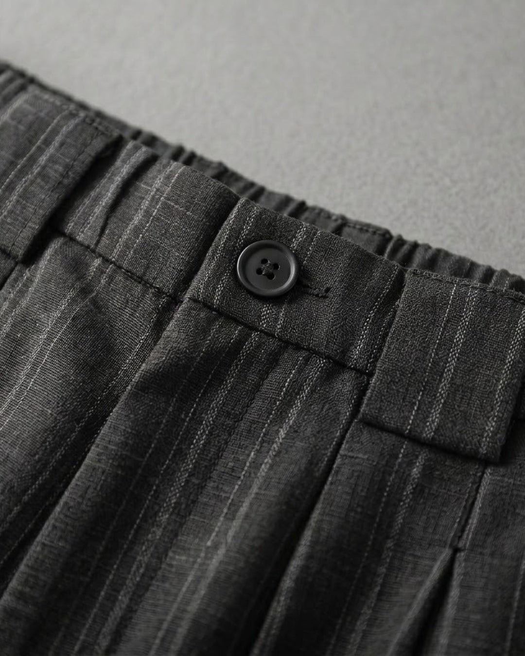Striped Pleated Wide Leg Trousers｜BM-B-160