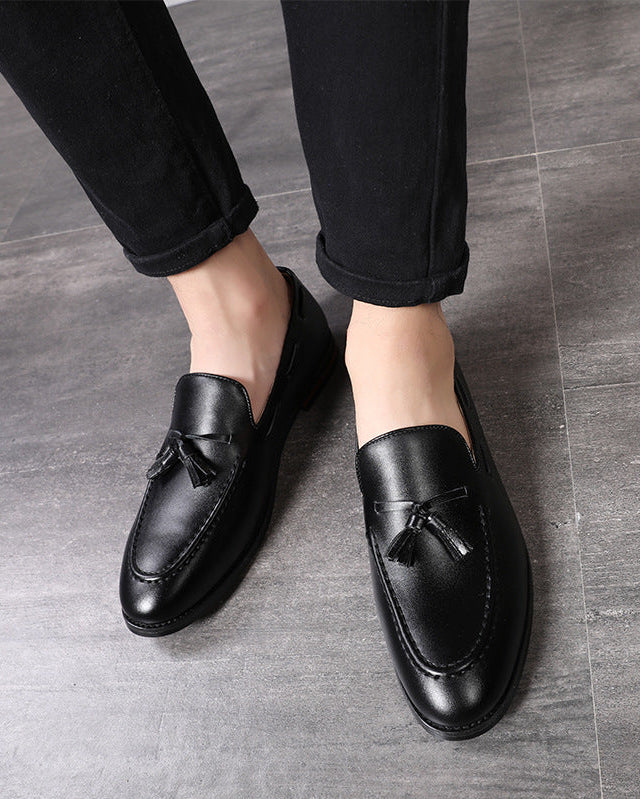 Classic British Leather tassel loafers｜BM-SH-25