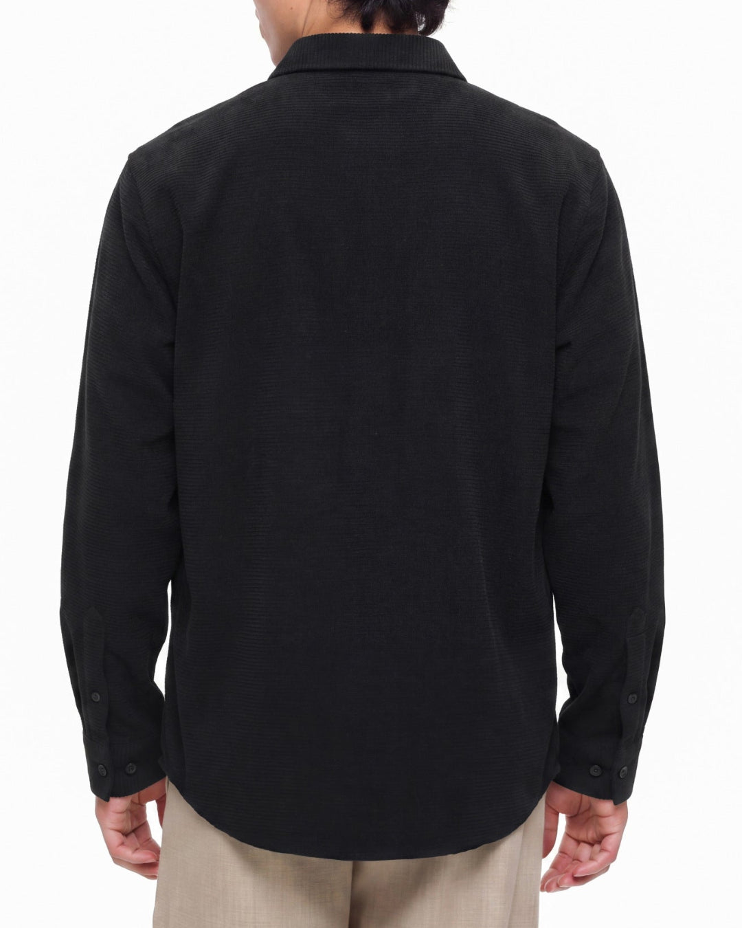 Texture Hidden Placket Shirt｜BM-T-178