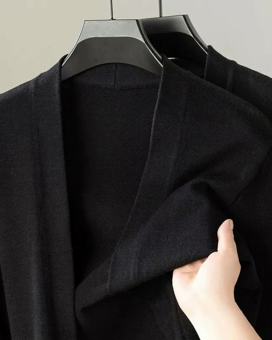 Shawl Collar Wool Blend Knit Cardigan｜BM-T-188