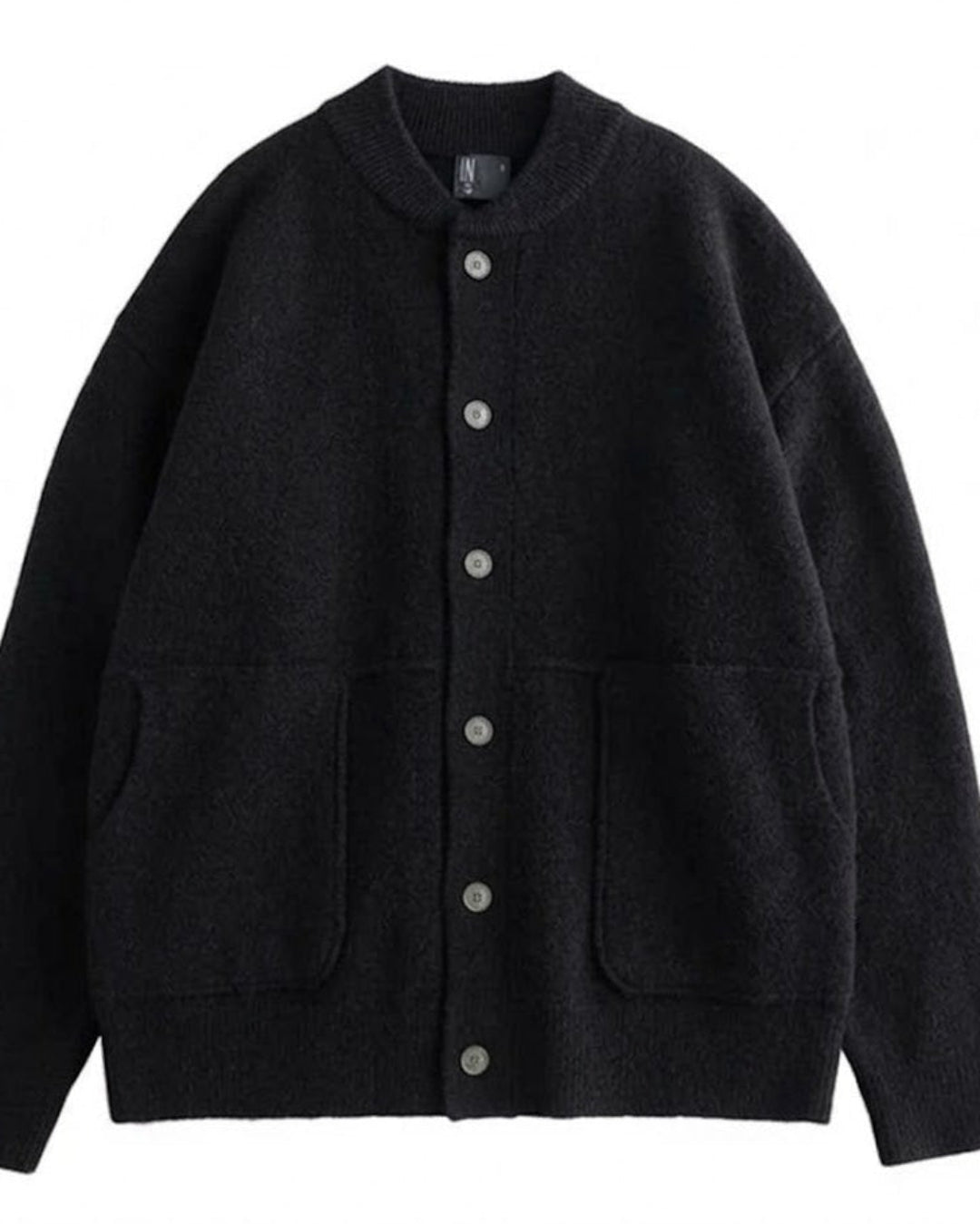 Crewneck Textured Knit Cardigan Jacket｜BM-T-175