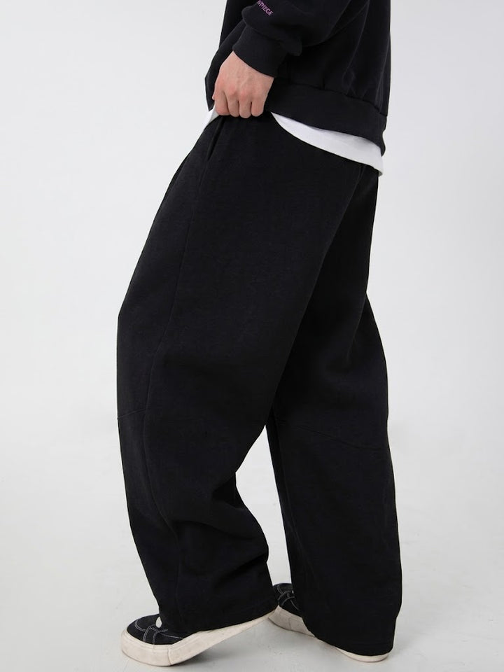 Structured Wide Straight Sweatpants｜BM-B-154