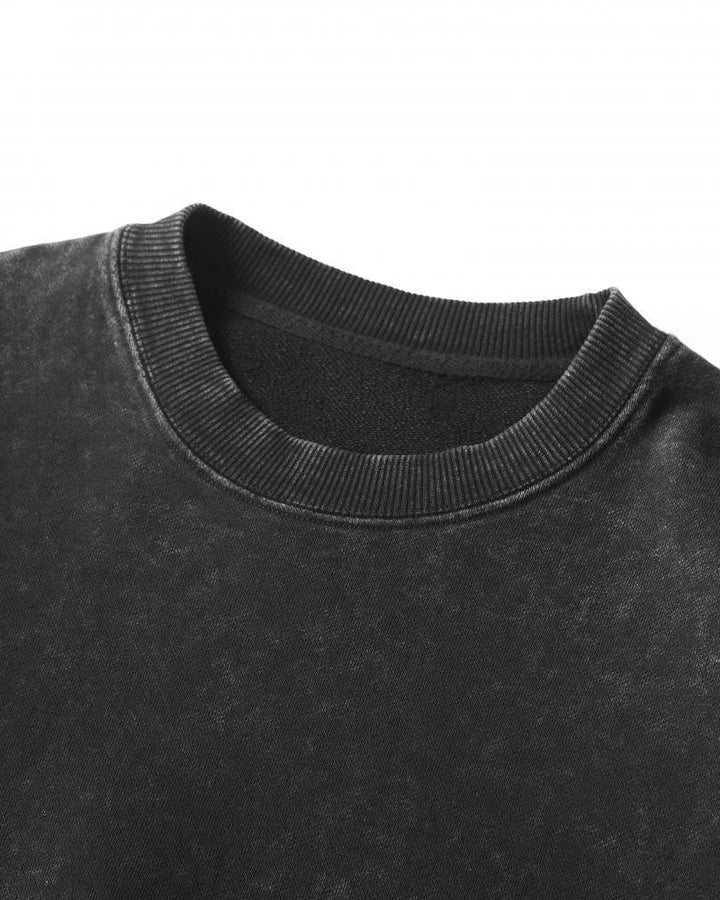 Heavyweight Vintage Wash Crewneck｜BM-T-173