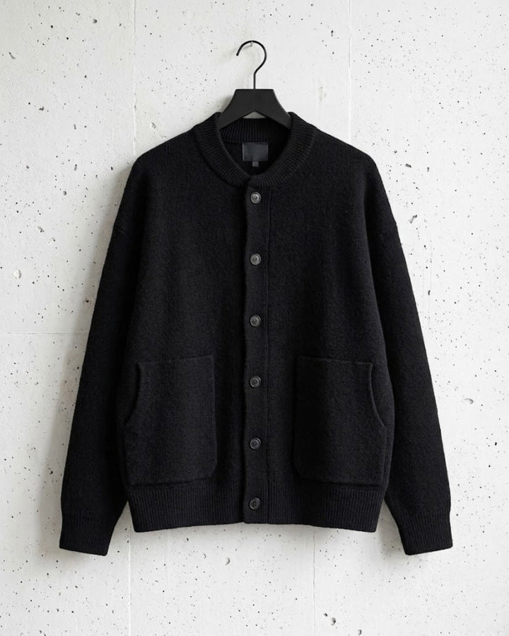 Crewneck Textured Knit Cardigan Jacket｜BM-T-175