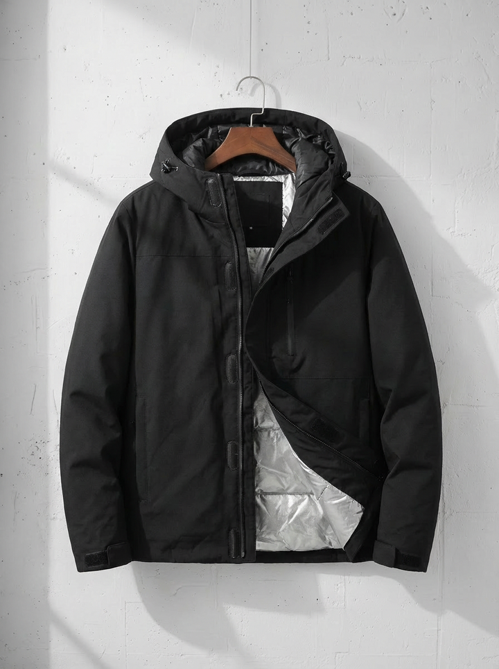 Silver Ion Thermal Reflect Hooded Jacket｜BM-O-134