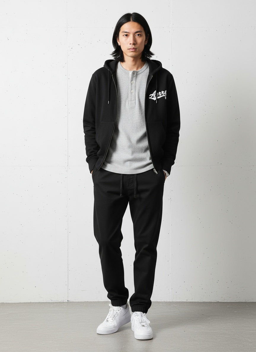 Retro Workwear Ankle-Length Pants｜BM-B-114