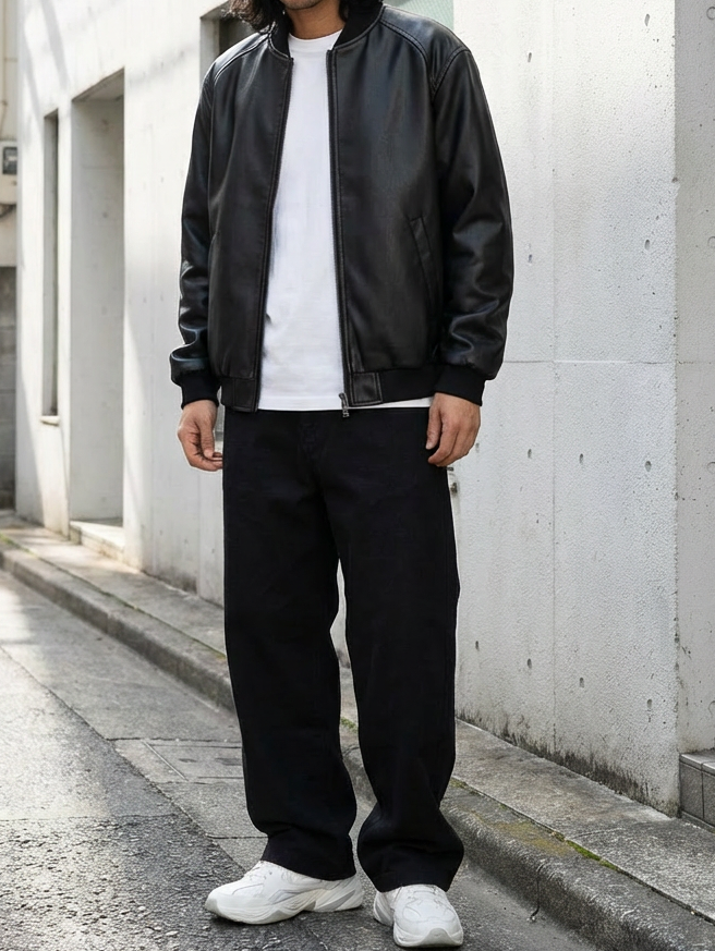 Leather Moto Casual Jacket｜BM-O-102