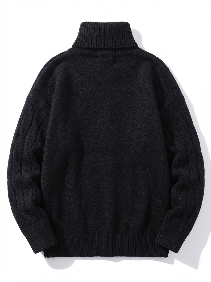 Thick Fleece Turtleneck Sweater｜BM-T-131