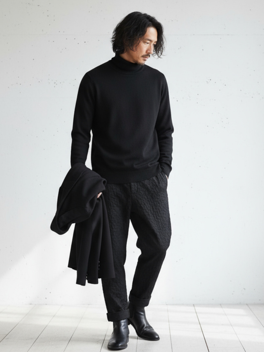 Minimal Design Turtleneck Knit｜BM-T-106