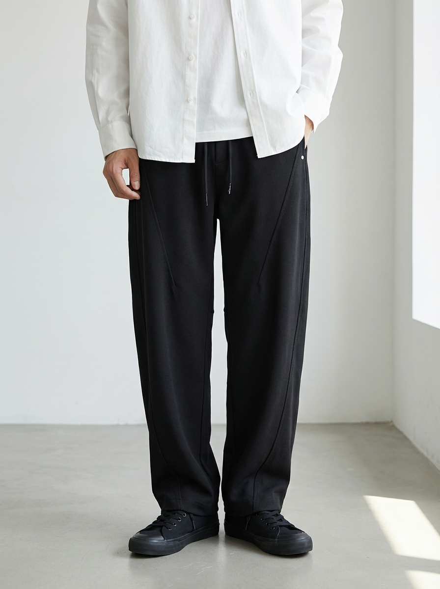 Loose Wide Straight Pants｜BM-B-124