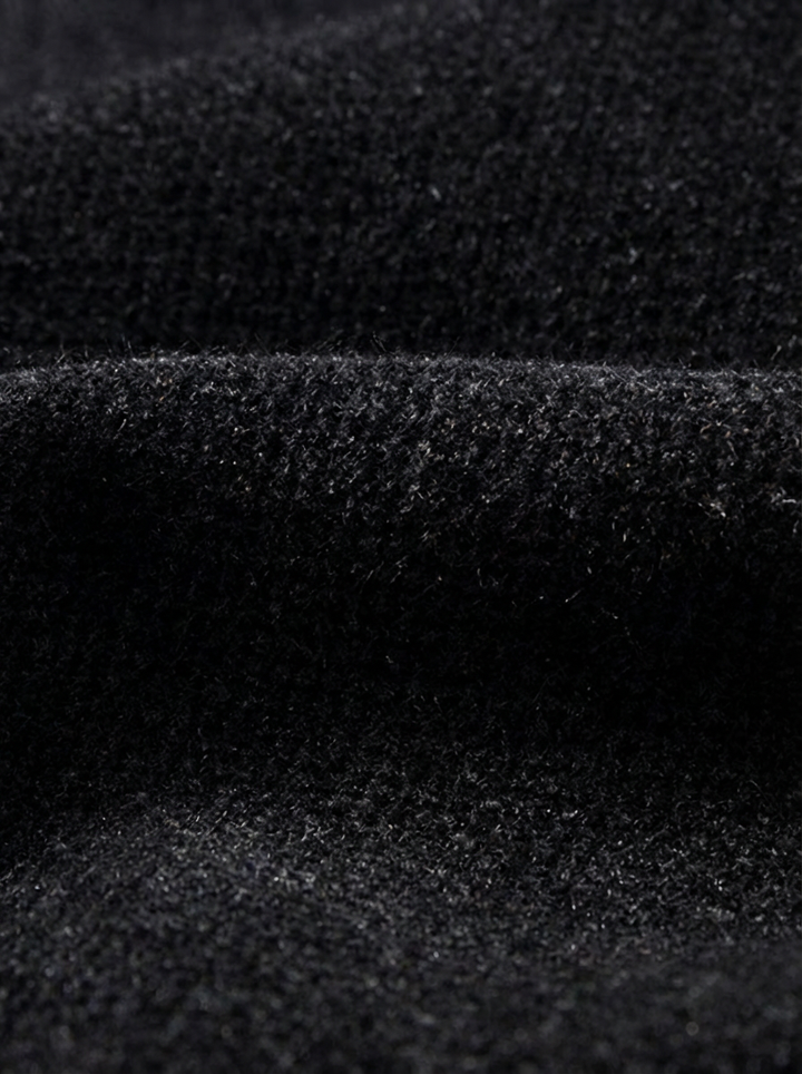 Fleece Knit Pullover Half Neck Sweater｜BM-T-136