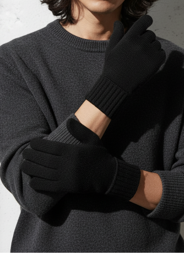 Cashmere Warmth Knit Gloves｜BM-OT-12