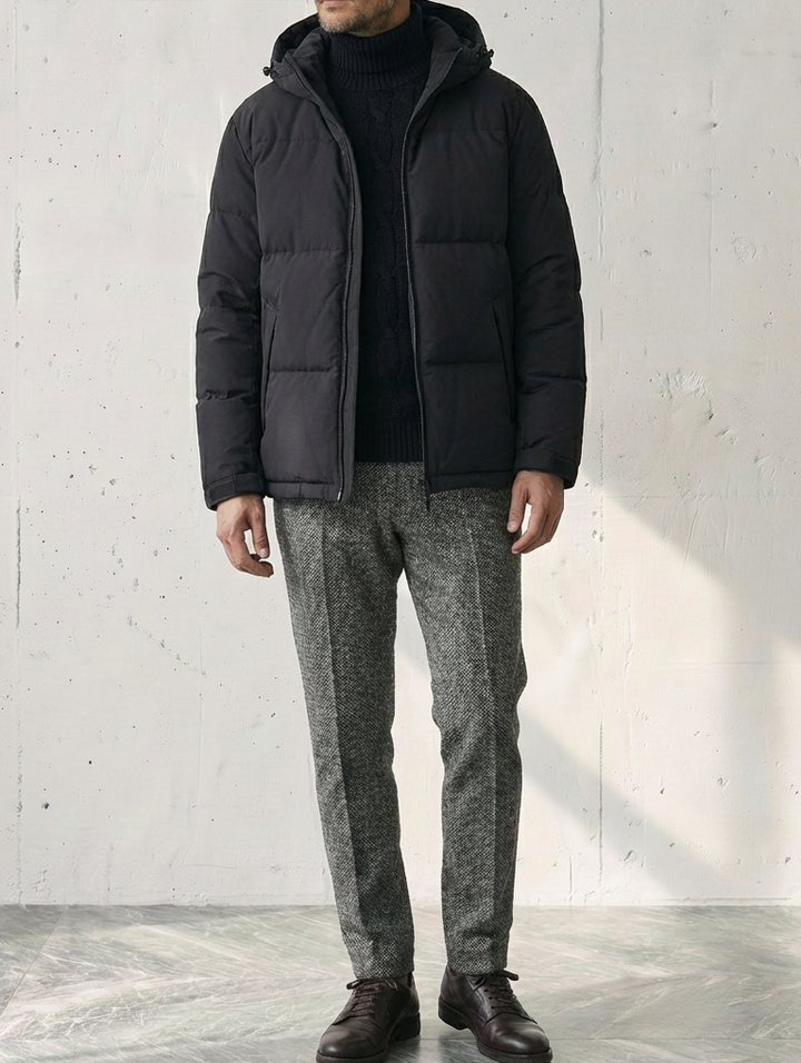 Hooded Design Down Jacket ｜BM-O-131