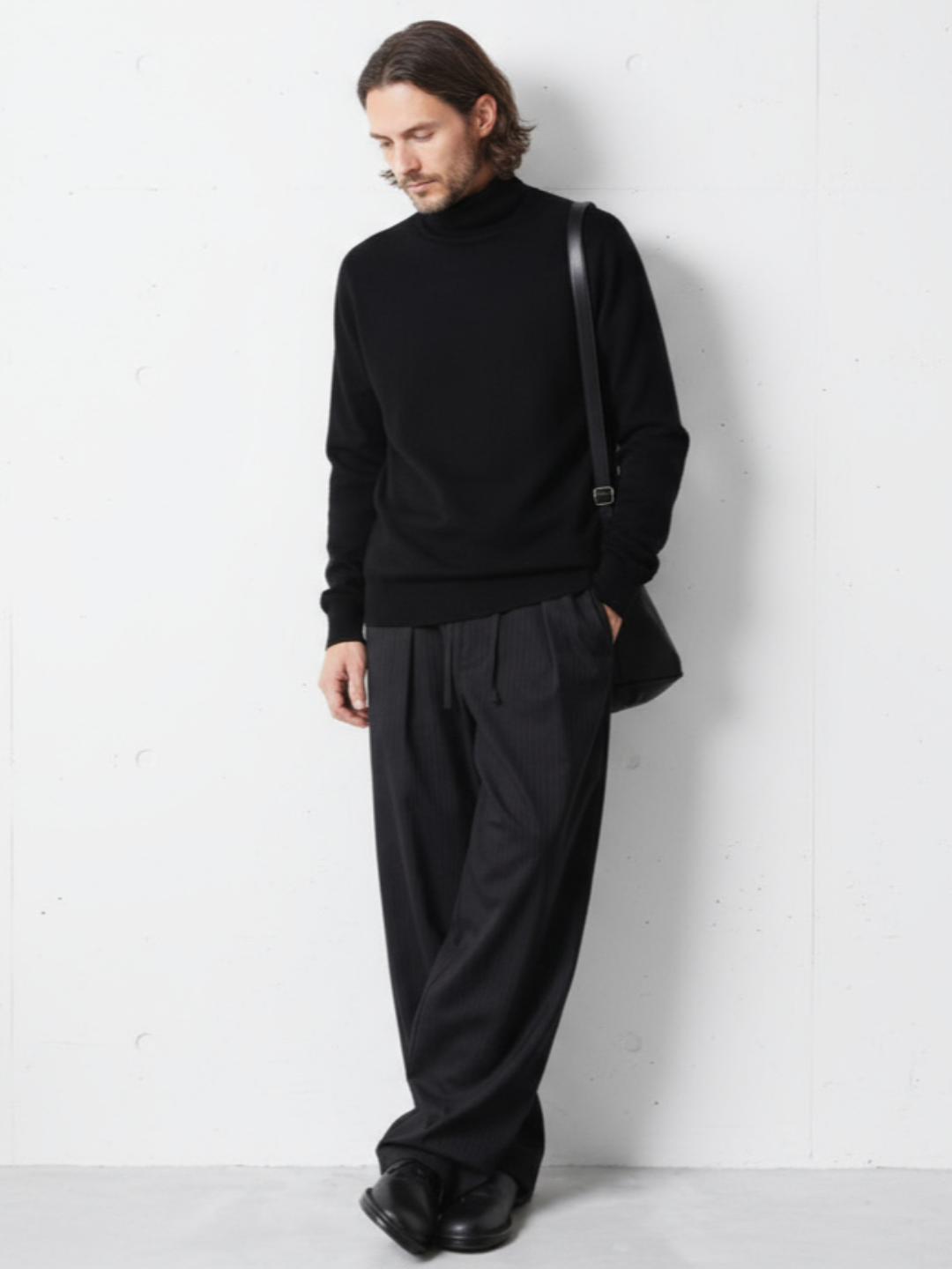 Minimal Design Turtleneck Knit｜BM-T-106