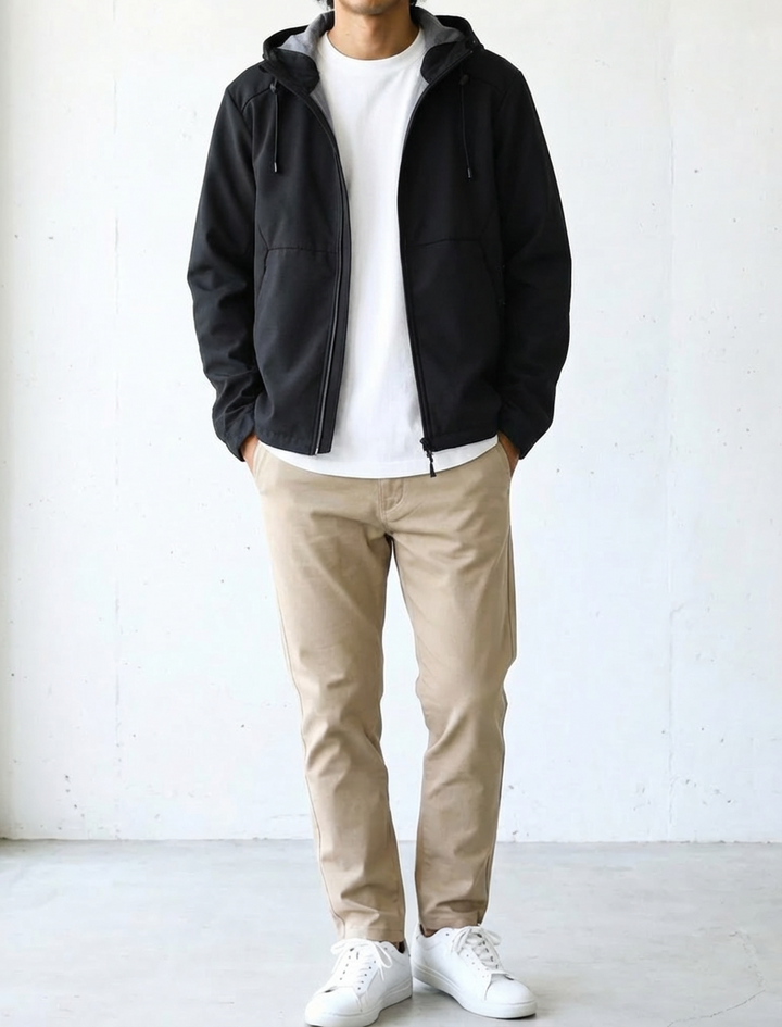 Windproof Softshell Hooded Jacket｜BM-O-122