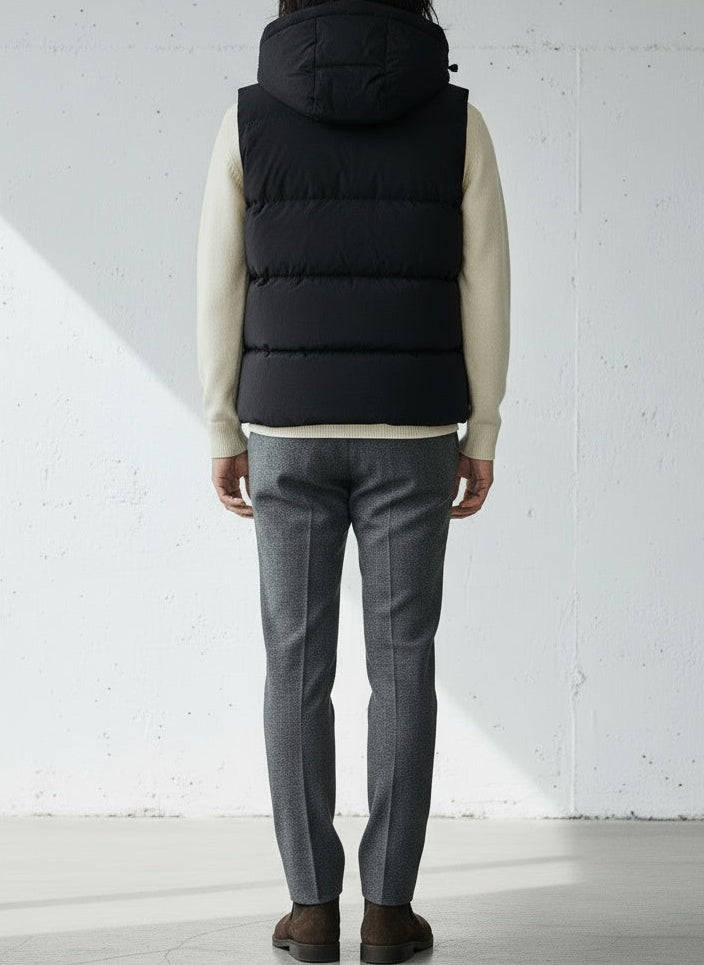 Light weight Hooded Down Vest｜BM-O-116