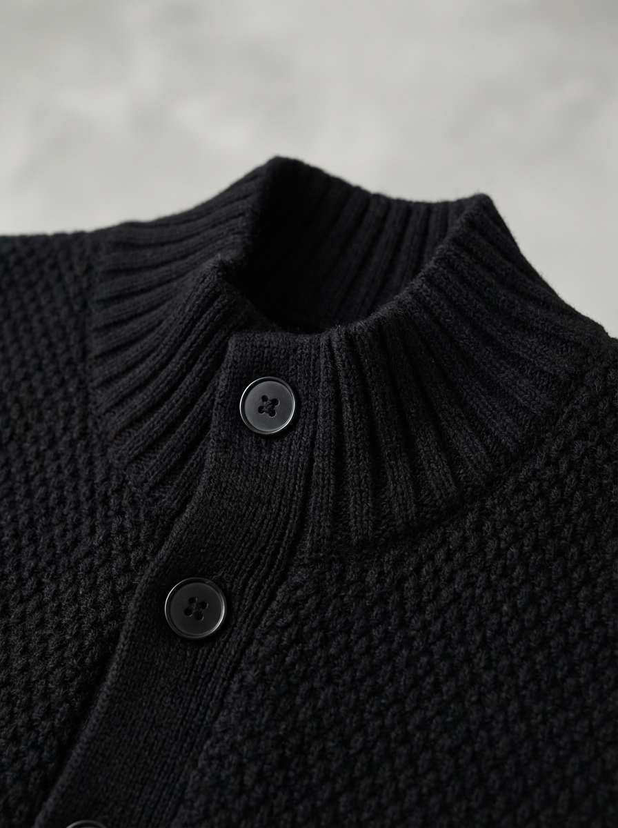 Soft Textured Knit Cardigan ｜BM-T-130