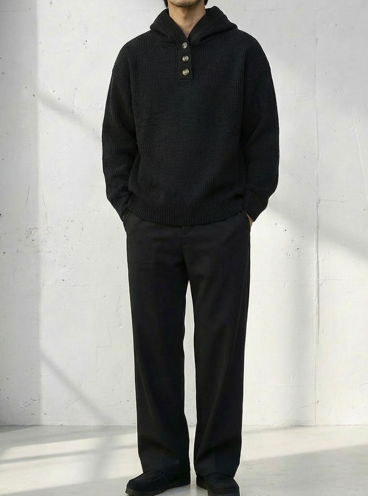 Urban Comfort Soft Hooded Sweater｜BM-T-141