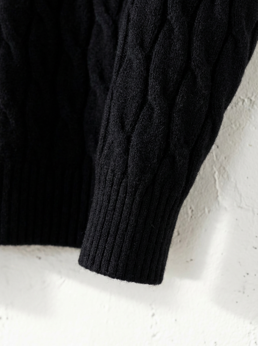 Thick Fleece Turtleneck Sweater｜BM-T-131