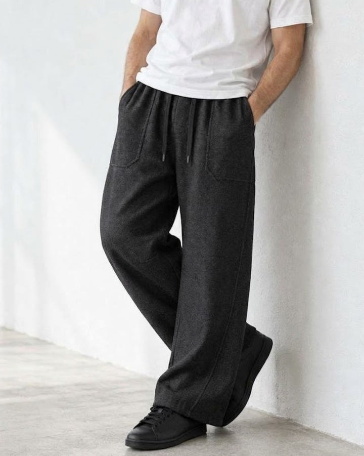 Unwind Wide Leg Twill Pants｜BM-B-159