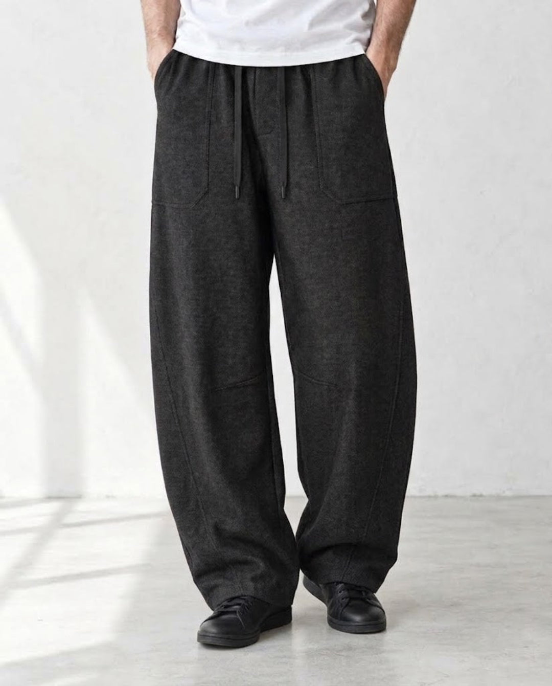 Unwind Wide Leg Twill Pants｜BM-B-159