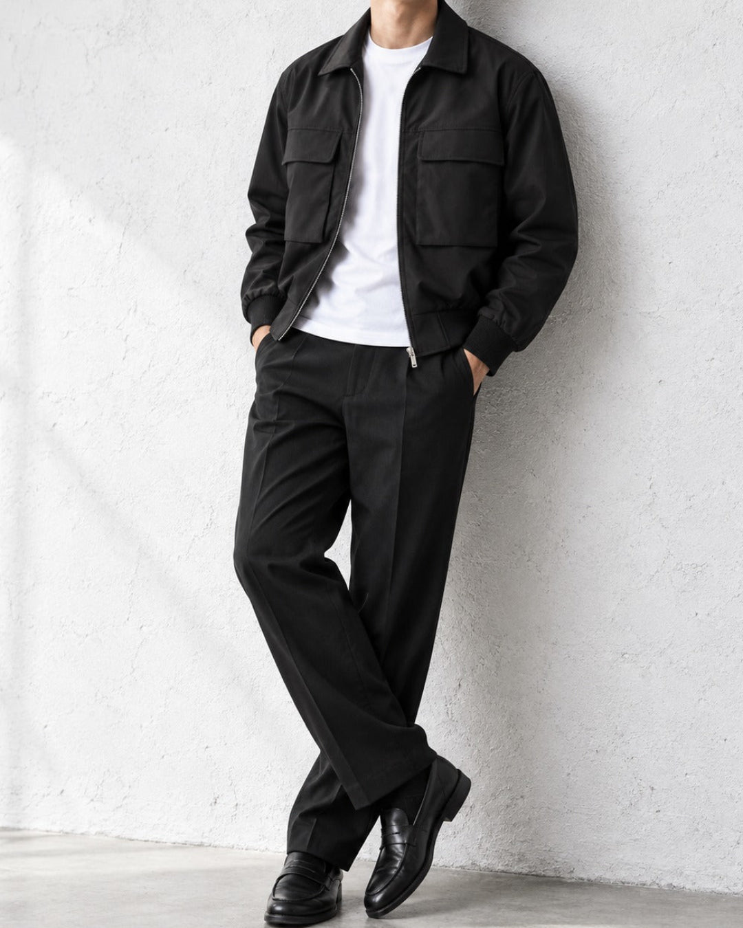 Lapel Flap Pocket Work Zip Jacket｜BM-O-149