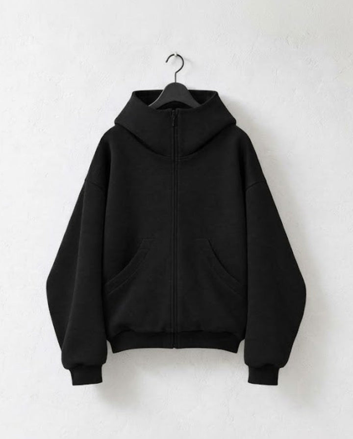 Heavyweight Air-Layer Oversized Zip Hoodie｜BM-T-177