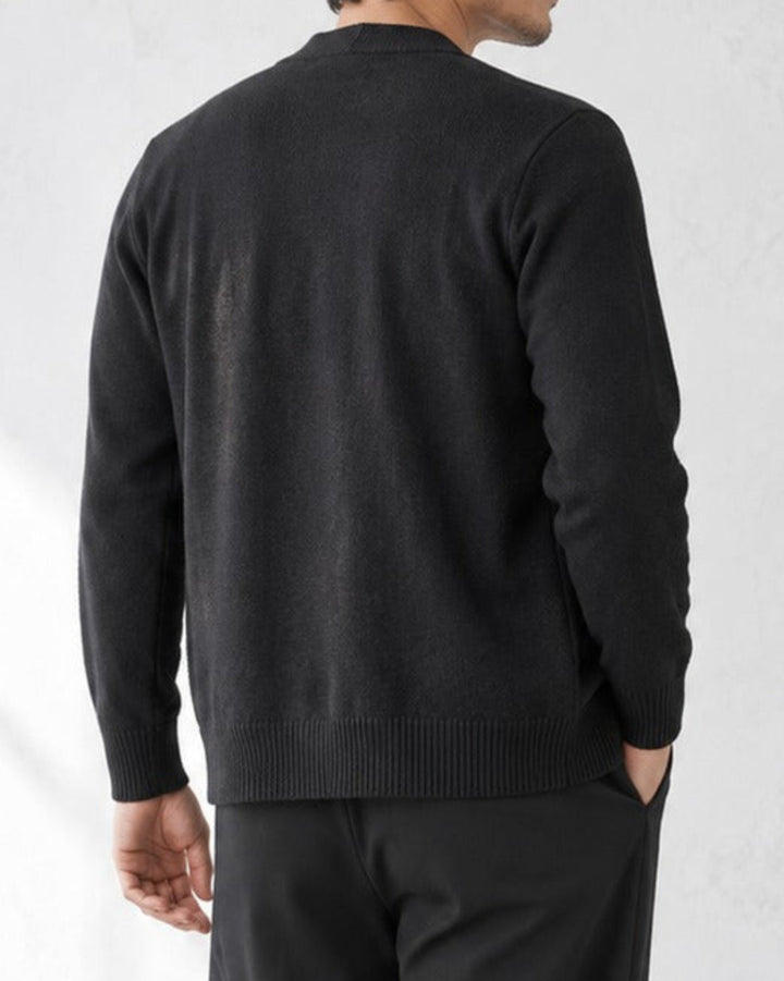 Shawl Collar Wool Blend Knit Cardigan｜BM-T-188
