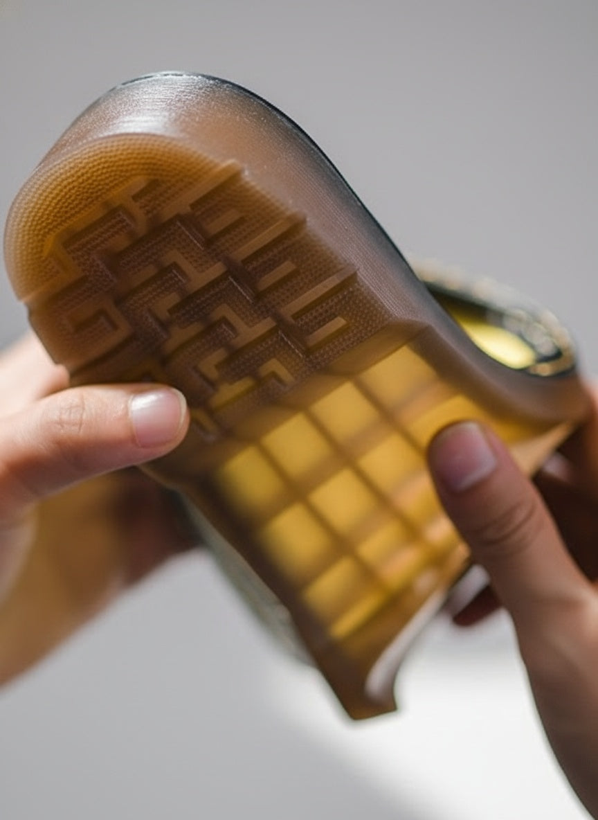 Side Gore Black Mid-Top Leather boots｜BM-SH-14