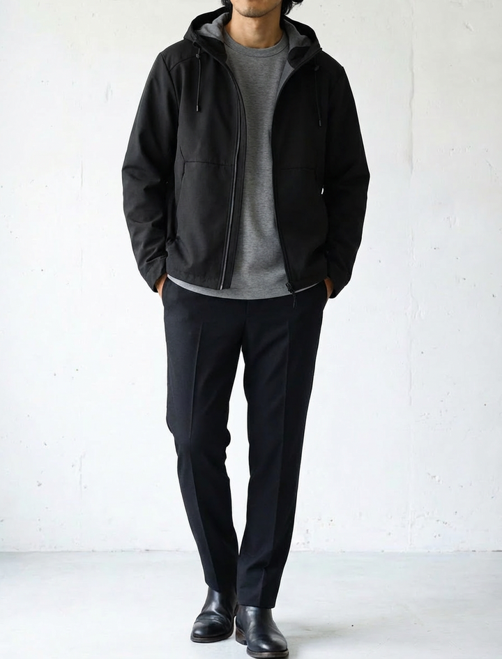 Windproof Softshell Hooded Jacket｜BM-O-122