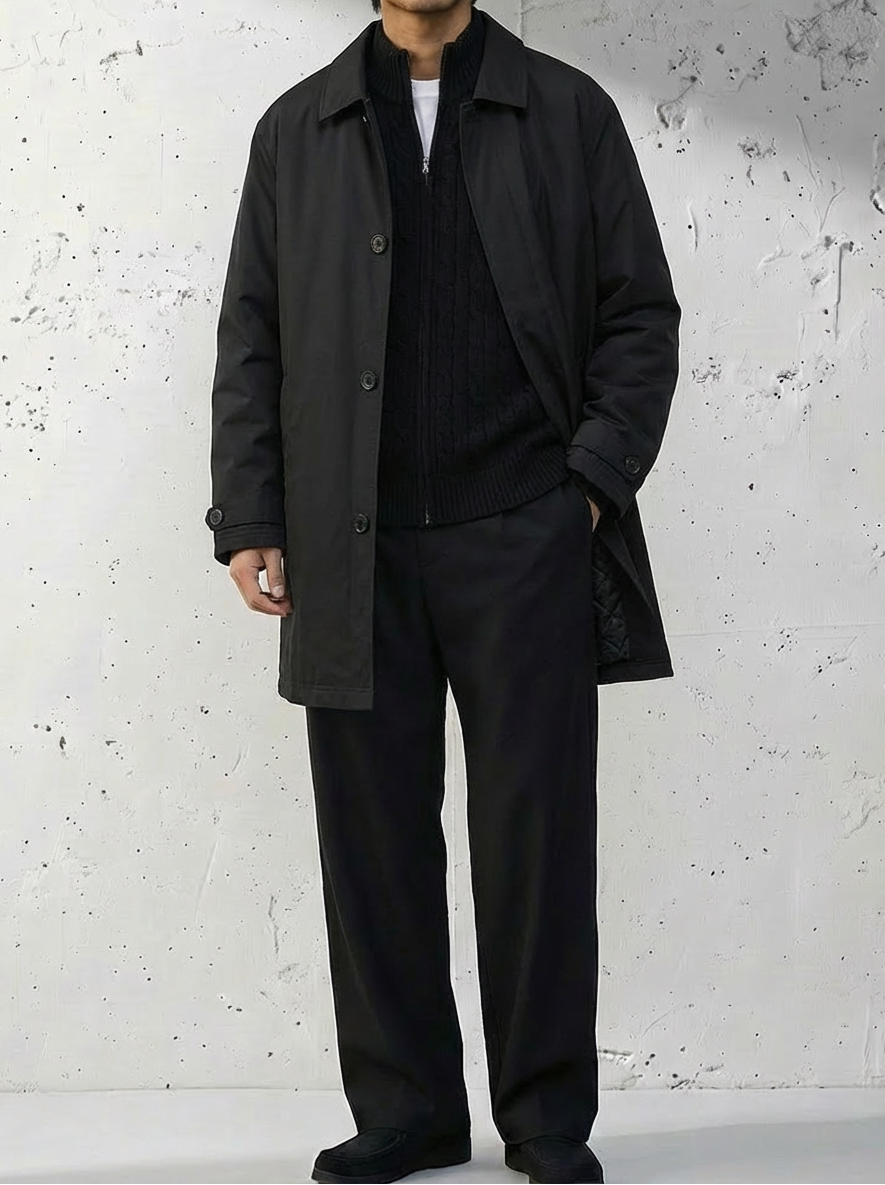 European Luxe Mid-Length Trench Coat｜BM-O-136