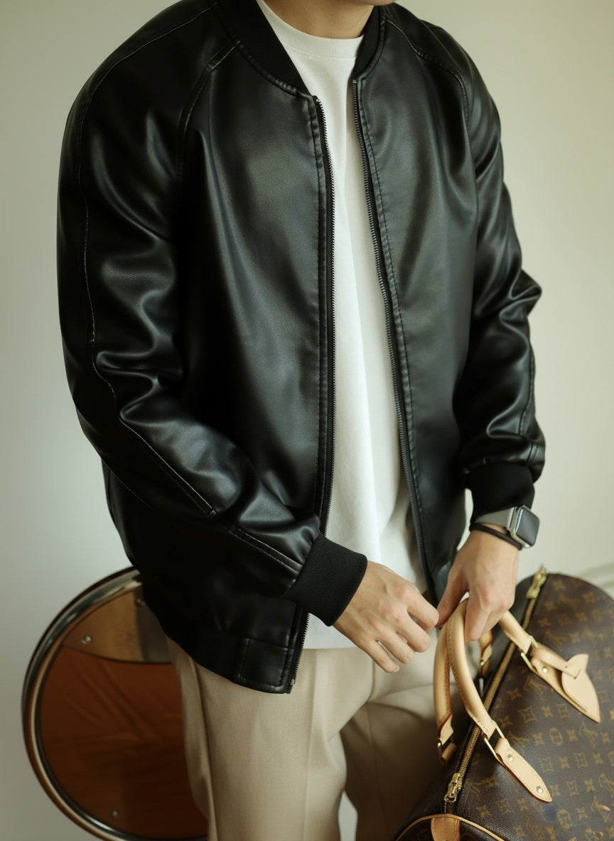 Leather Moto Casual Jacket｜BM-O-102
