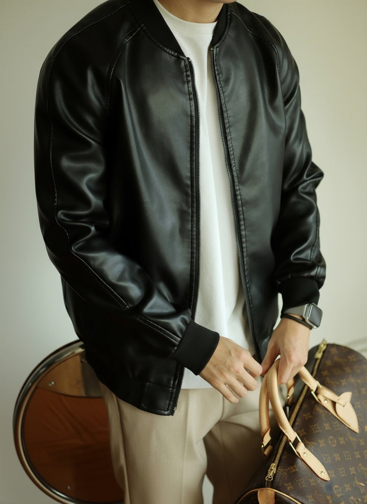 Leather Moto Casual Jacket｜BM-O-102