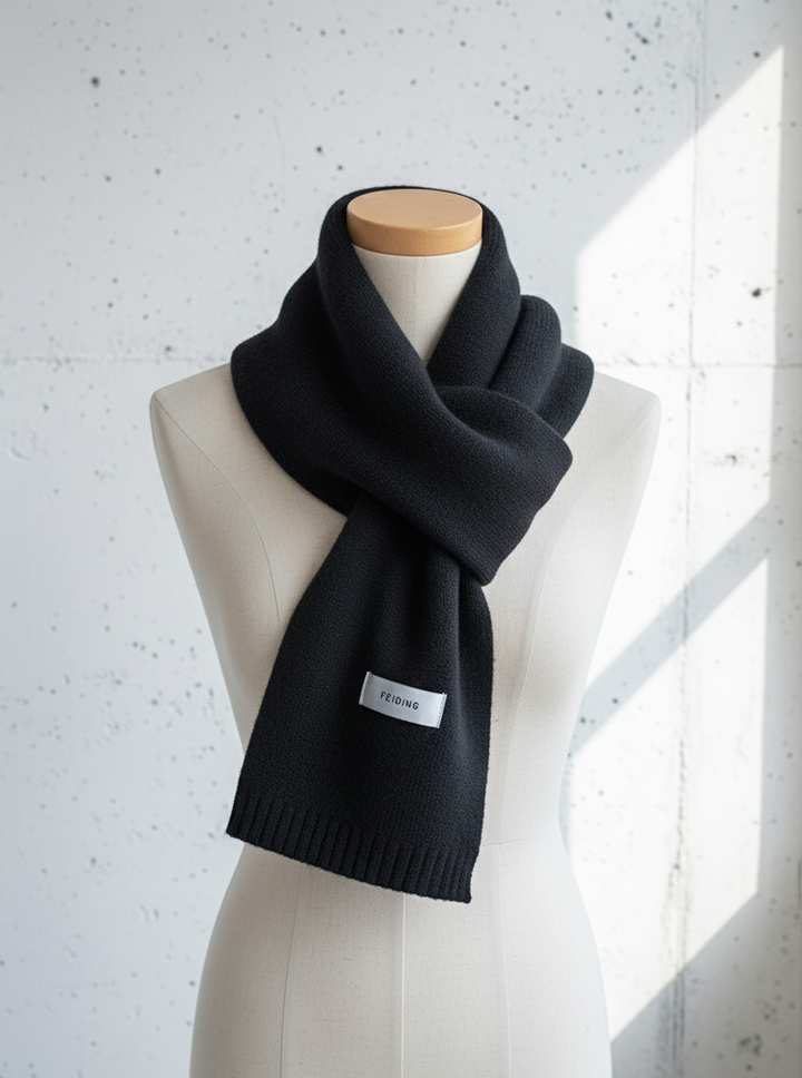 Solid Knit Blend Wool Scarf｜BM-OT-13