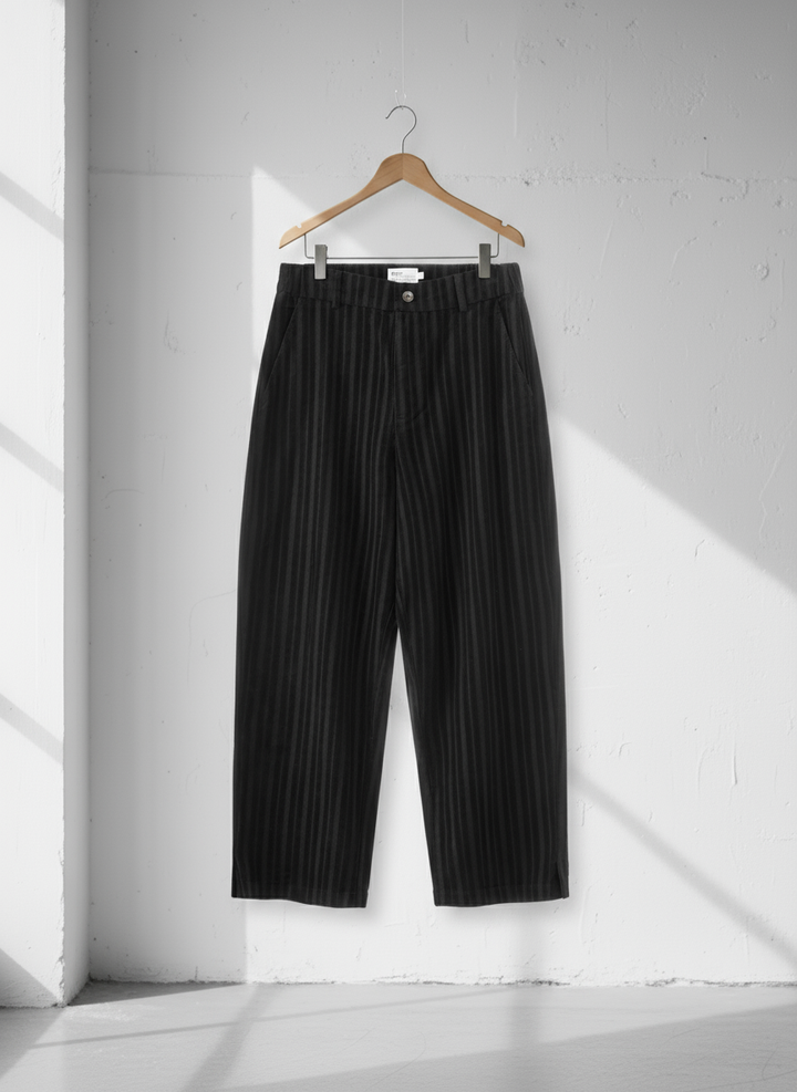 Textured Striped Corduroy Pants｜BM-B-119
