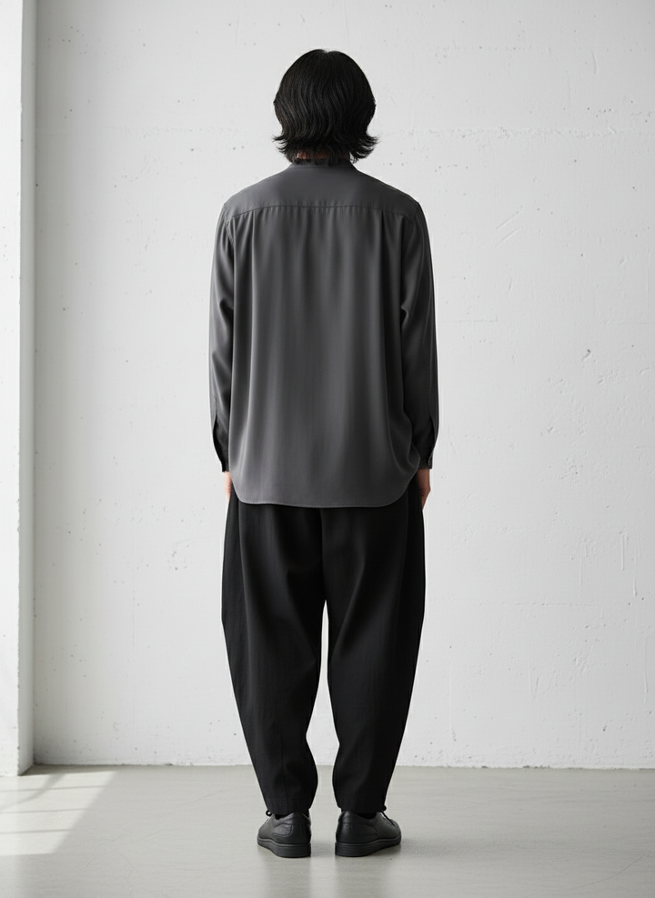 Cotton Wide-Leg Loose Fit Pants｜BM-B-117