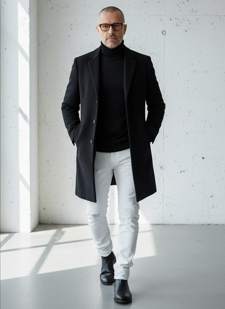 Minimal Design Turtleneck Knit｜BM-T-106