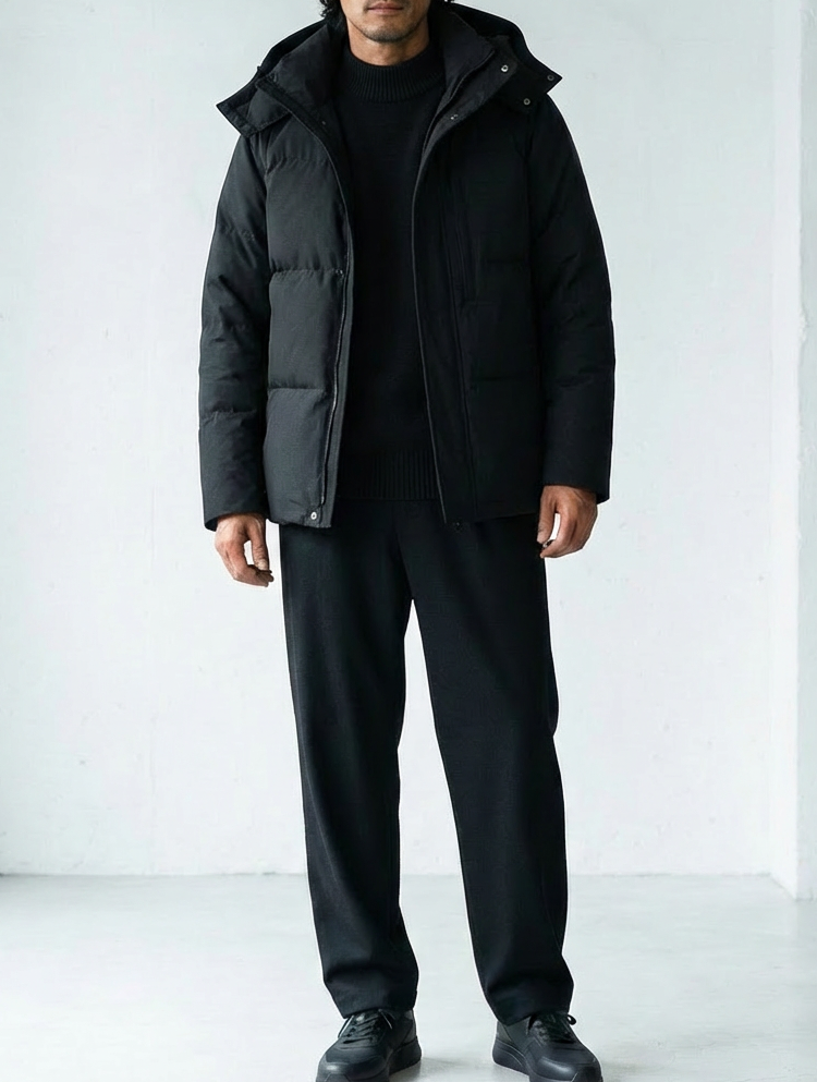 Plush Fleece Half-Turtleneck Sweater｜BM-T-129