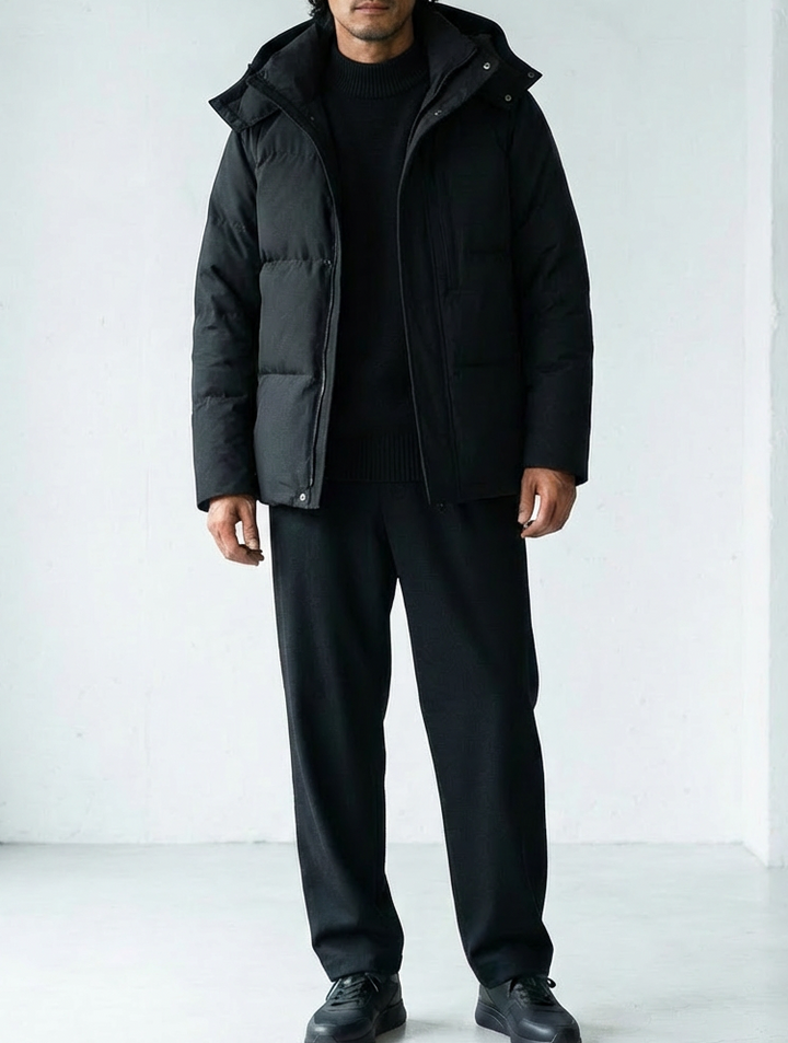 Plush Fleece Half-Turtleneck Sweater｜BM-T-129