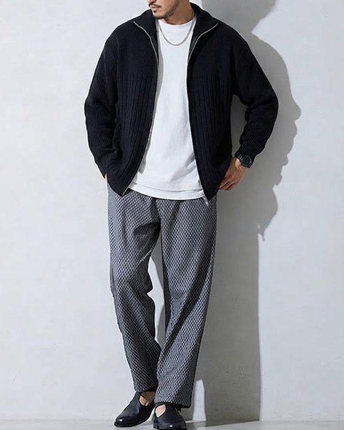 Thermal Striped Outer Urban Knit | BM-T-174