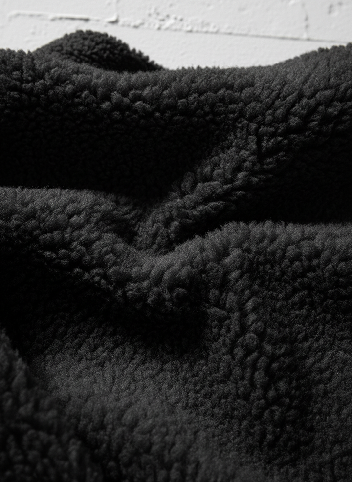 Fleece Pullover Hoodie Half Zip Design｜BM-T-127