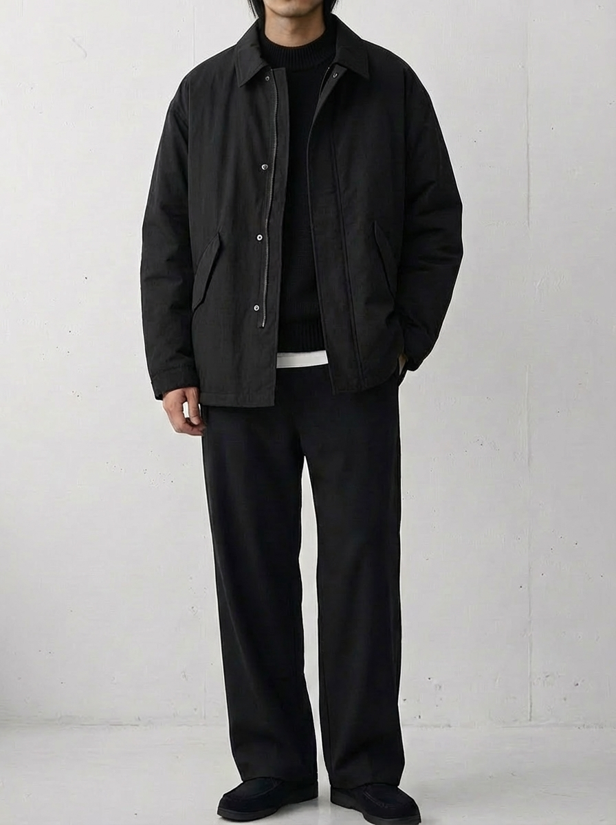 Vintage Workwear Hip-length Jacket｜BM-O-112