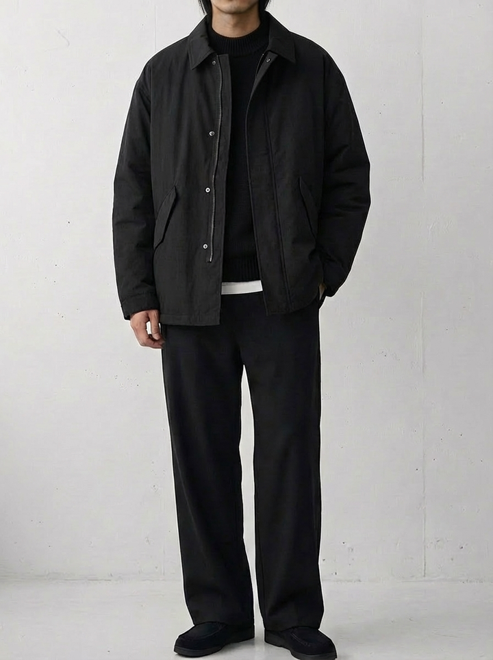 Vintage Workwear Hip-length Jacket｜BM-O-112