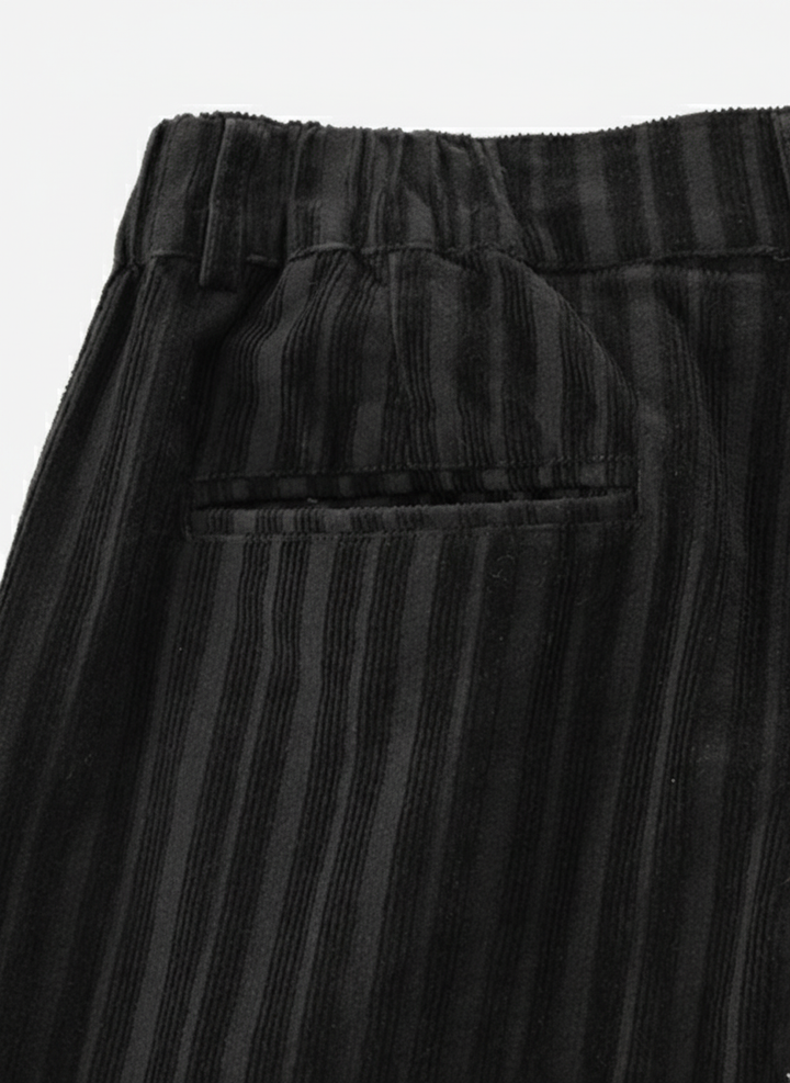 Textured Striped Corduroy Pants｜BM-B-119