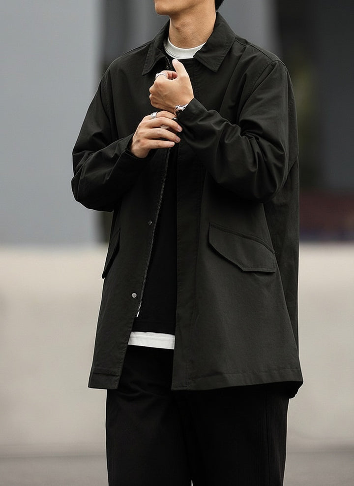 Vintage Workwear Hip-length Jacket｜BM-O-112