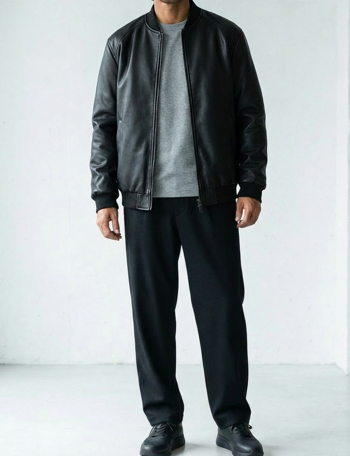 Leather Moto Casual Jacket｜BM-O-102