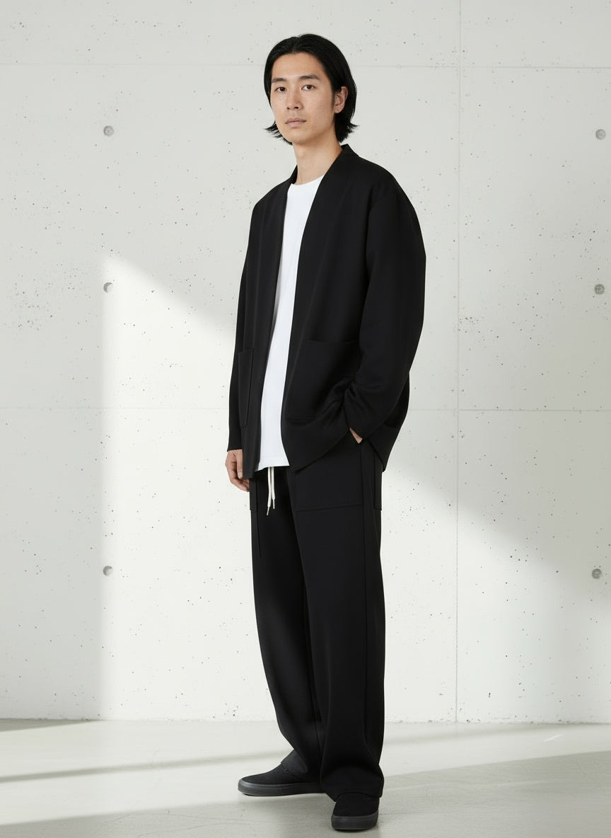 Faux Suede Casual Suit Jacket｜BM-O-106