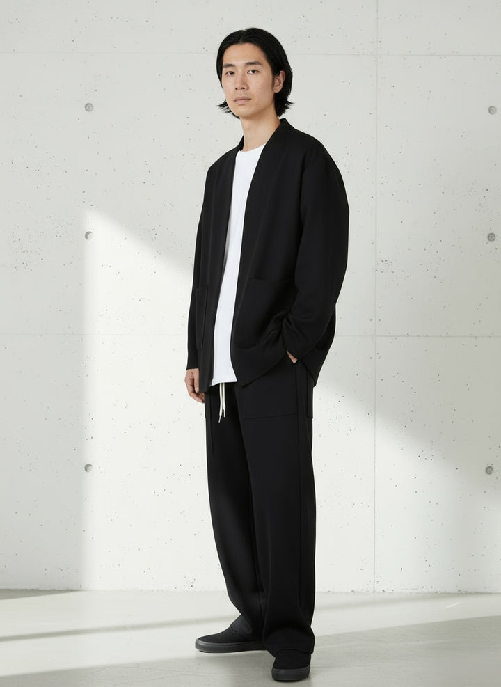 Faux Suede Casual Suit Jacket｜BM-O-106