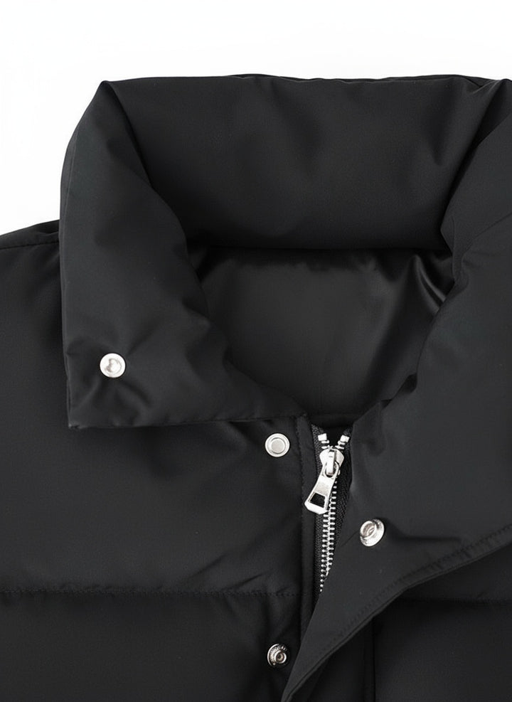 Padded Warm Jacket Black Casual｜BM-O-117